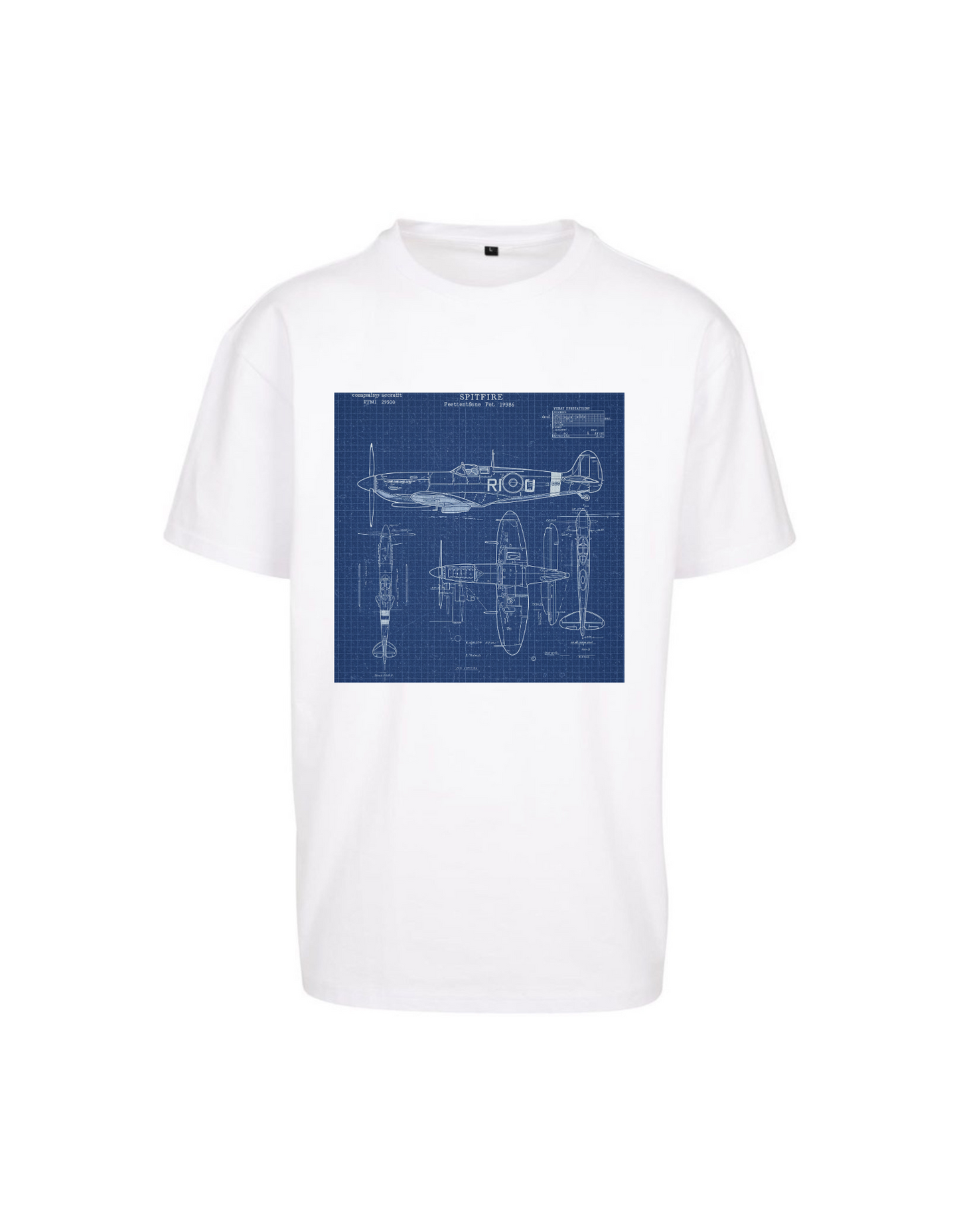 T-Shirt weiss Mustang Oversize