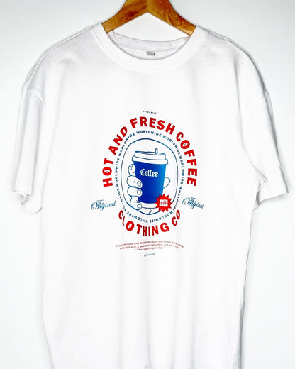 T-Shirt hot and fresh Coffee Oversize