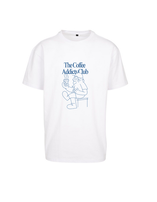 T-Shirt The Coffee Addicts Club Oversize