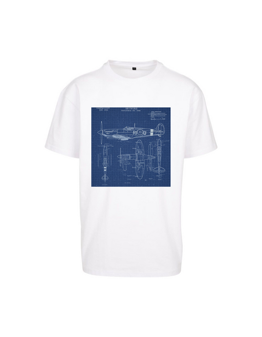 T-Shirt weiss Mustang Oversize