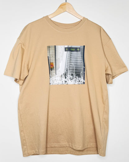 T-Shirt unionbeige Oversize