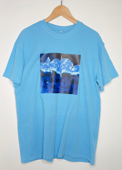 T-Shirt balticblue Oversize