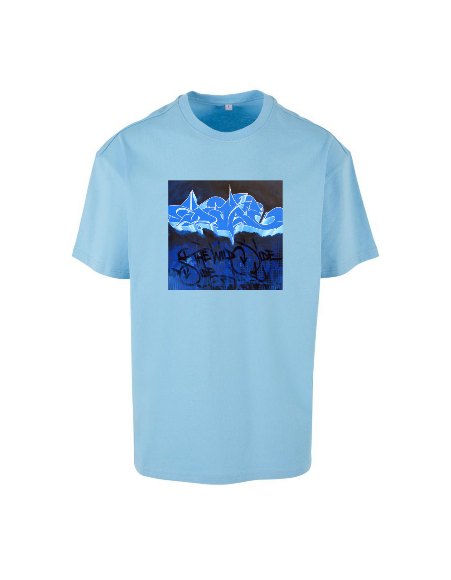 T-Shirt balticblue Oversize