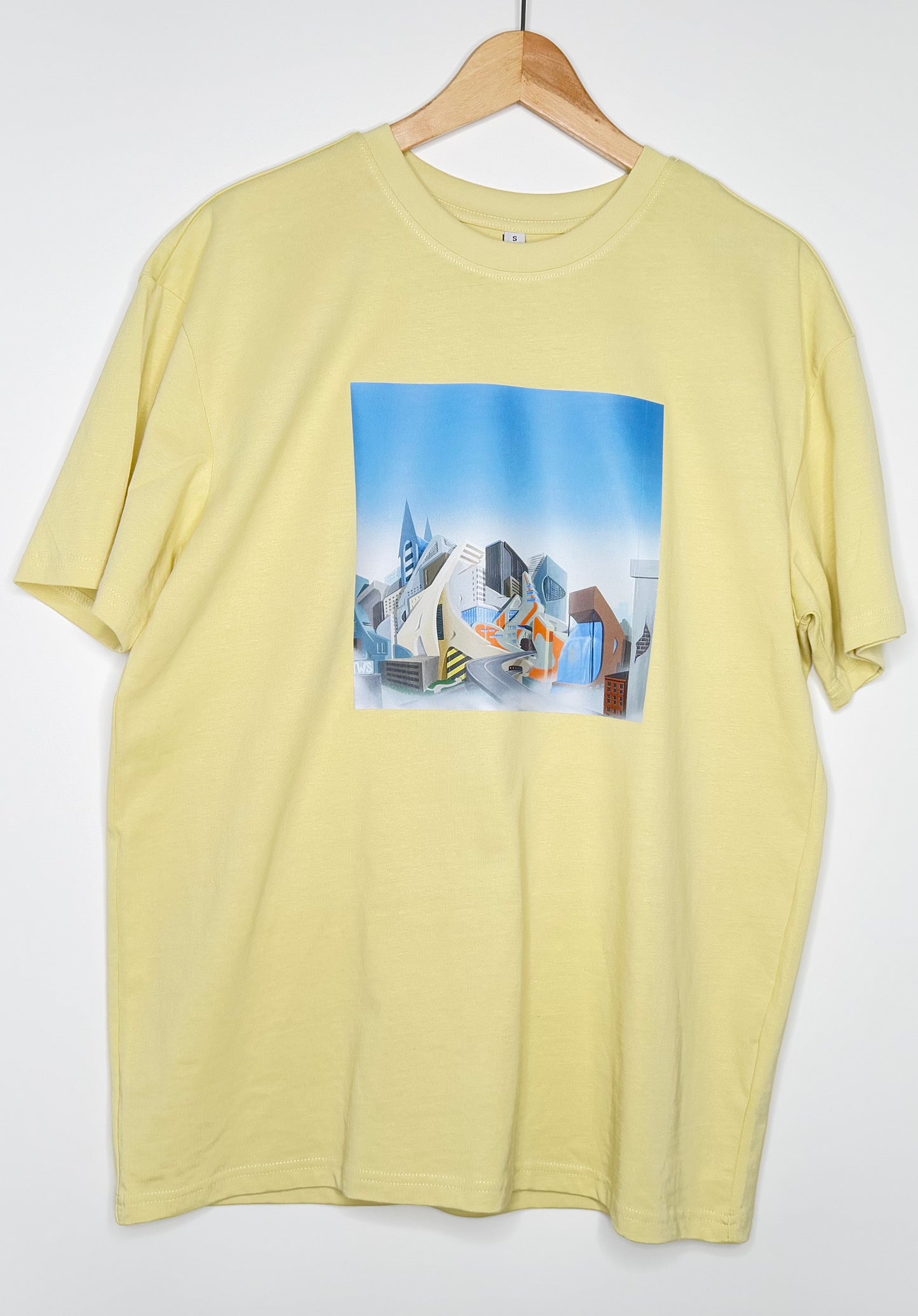 T-Shirt softyellow Oversize