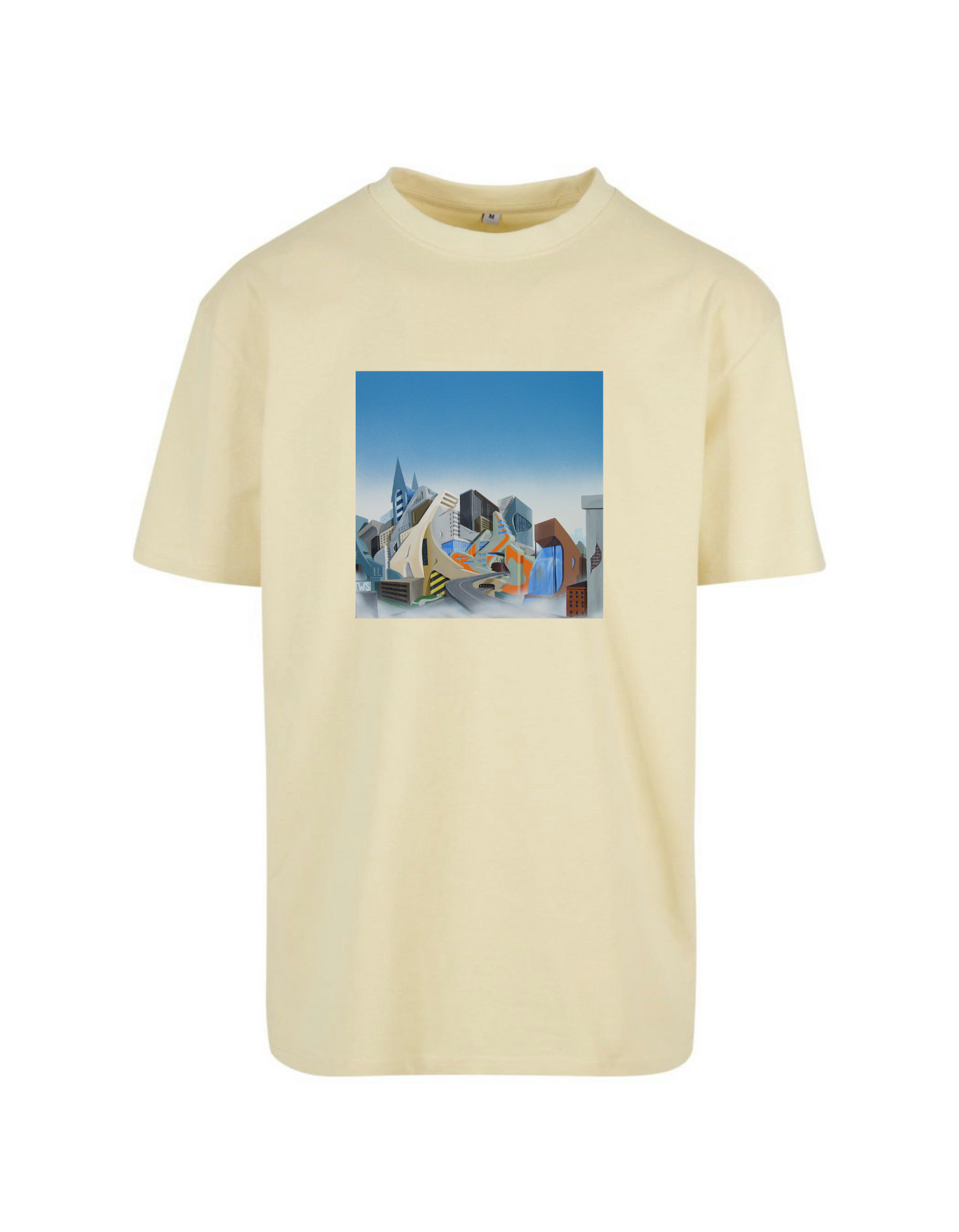 T-Shirt softyellow Oversize